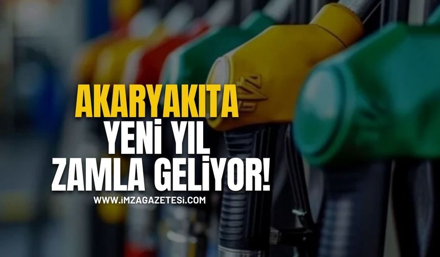 Akaryakıta Yeni Yıl Zamla Geliyor!