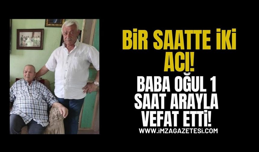 Çaycuma’yı Yıkan Acı! Baba ile Oğul 1 Saat Arayla Hayatını Kaybetti...