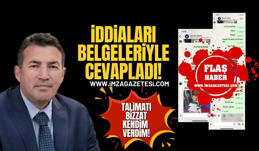 Özcan Ulupınar İddiaları Belgeleriyle Cevapladı! "Talimatı Bizzat Ben Verdim!"