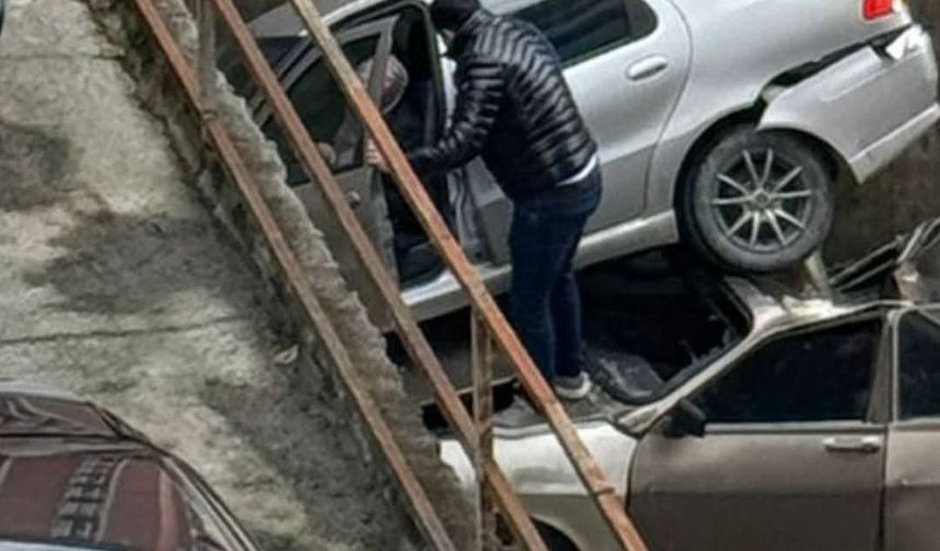 Zonguldak'ın İlçesinde Akıllara Zarar Kaza! Kadın Sürücünün Marifeti!