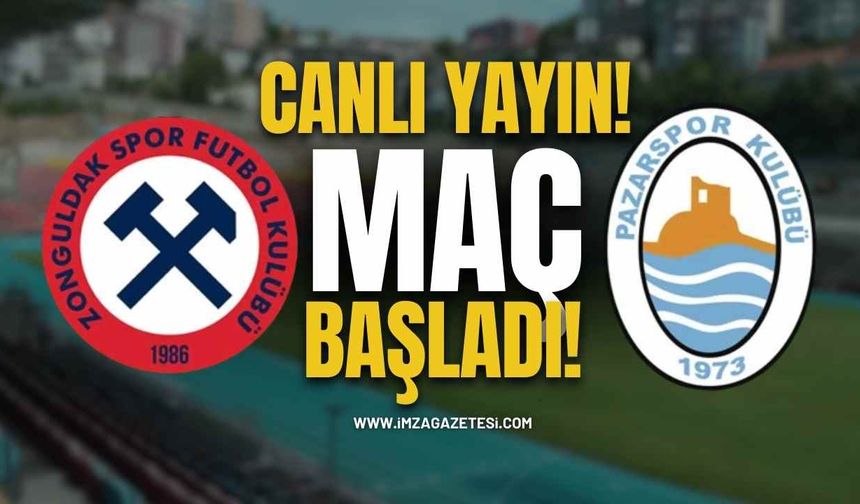 Zonguldakspor FK – Pazarspor Bugün 13.00’te! Canlı Yayın!