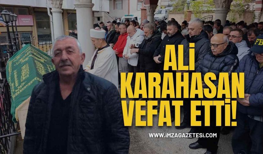 Kilimli Sanayi Sitesi Esnaflarından Ali Karahasan vefat etti!