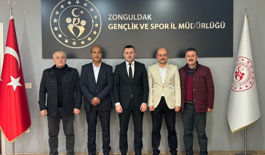 Zon-Kar-Der Başkanı Acar'dan Gençlik Spor İl Müdürü Hacı'ya Ziyaret