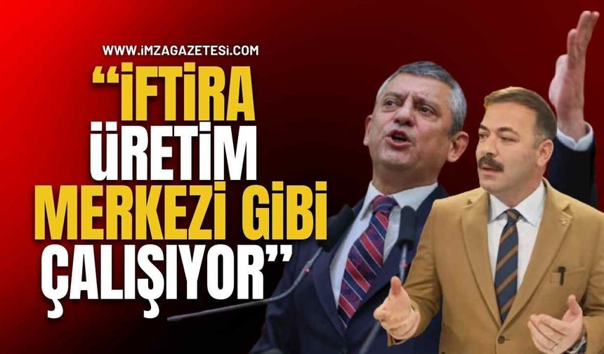 Çağlayan’dan Özgür Özel’e Sert Tepki: “İftira Üretim Merkezi Gibi Çalışıyor”