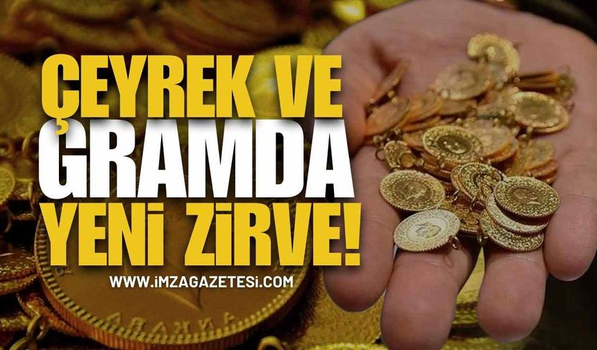 Çeyrek ve Gram Altında Yeni Zirve!