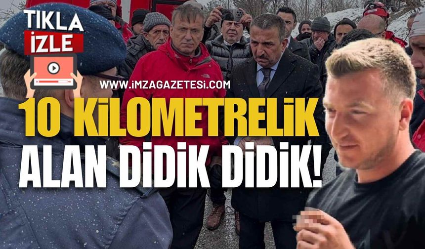 Kayıp Memur 10 Kilometrelik Alanda Didik Didik Aranıyor!