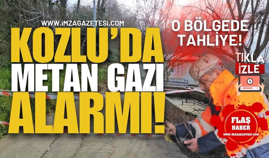 Kozlu’da Metan Gazı Alarmı! O Bölgede Tahliye!
