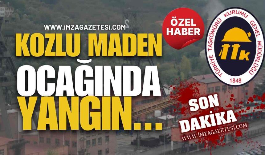 Yürekler Ağza Geldi! TTK Kozlu Maden Ocağında Yangın...