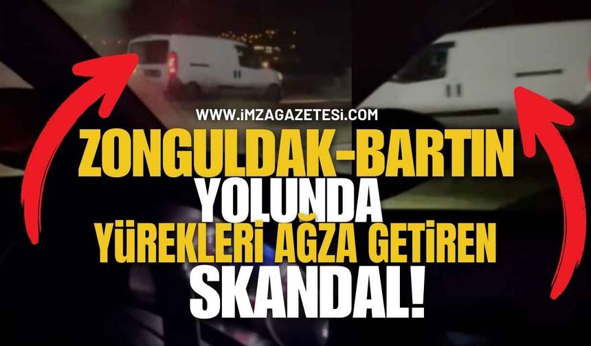Zonguldak-Bartın Yolunda Yürekleri Ağza Getiren Skandal!