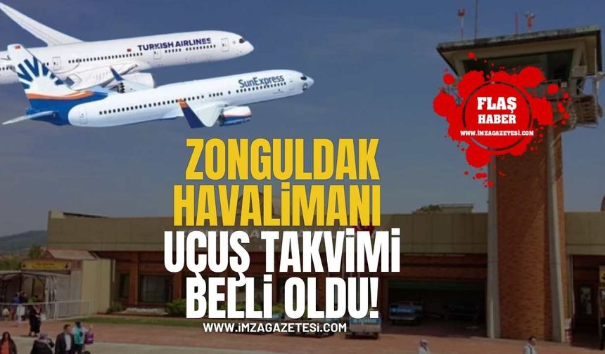 Zonguldak Havalimanı’nın 2026 Şubat Ayı Uçuş Programı Belli Oldu!