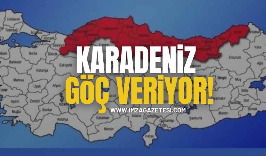 Karadeniz Göç Veriyor! 14 İl Nüfus Kaybetti!