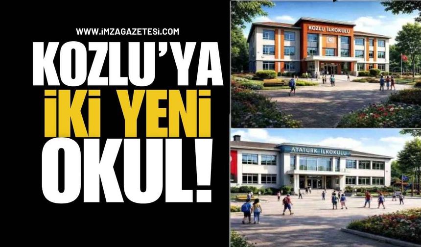 Kozlu’ya İki Yeni Okul!