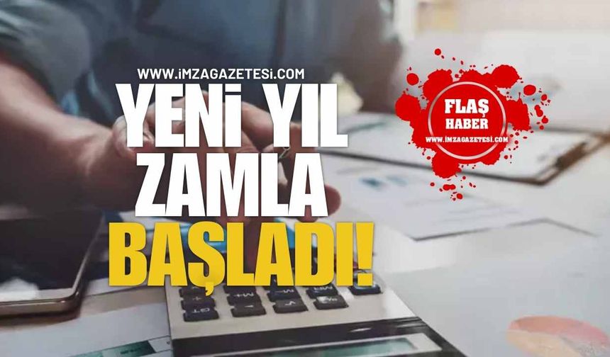 TÜİK Açıkladı! Yeni Yıl Zamla Başladı!