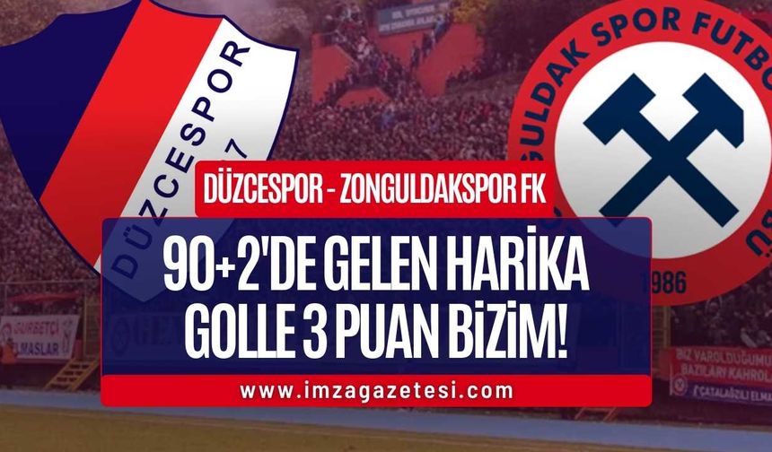 Zonguldakspor Uzatmalarda Kaptanla Güldü!