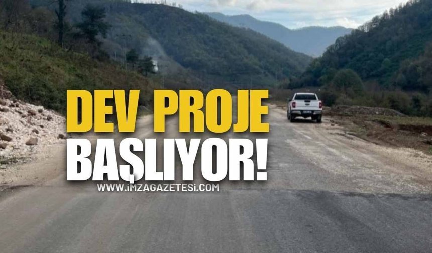 Alaplı–Yığılca Yolunda Dev Proje Başlıyor! Tünel ve 9,4 Kilometrelik Yol Yapılacak!