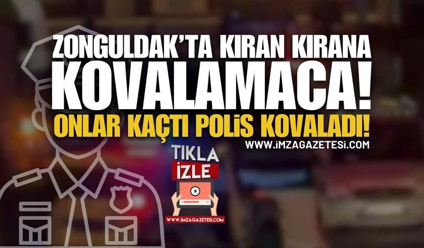 Zonguldak'ta Film Sahnelerini Aratmayan Kovalamaca!