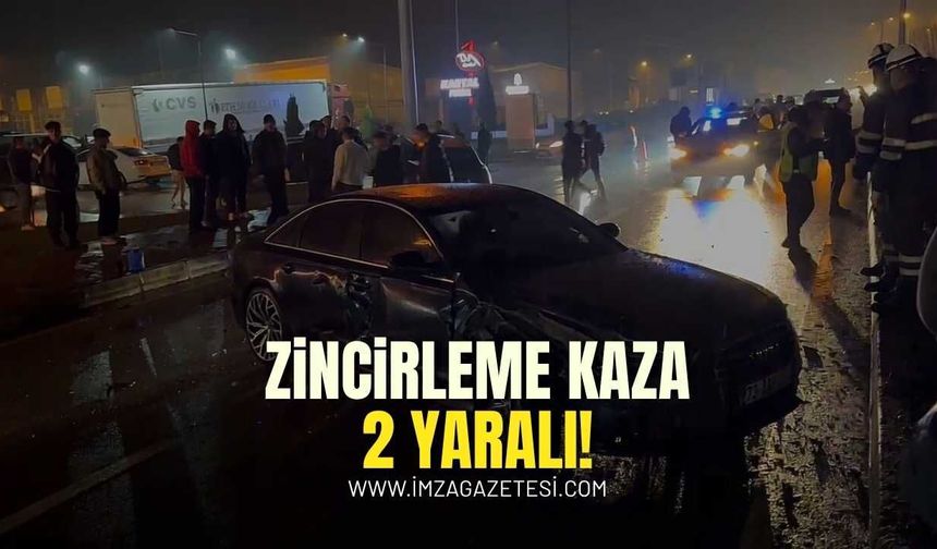 Zincirleme Kaza 2 Yaralı!