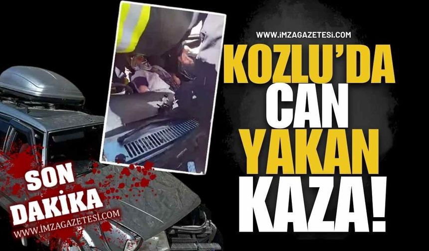 Kozlu'da Can Yakan Kaza!