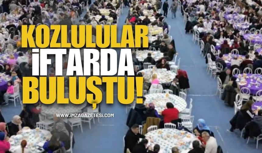 Kozlulukar Halk İftarında Buluştu
