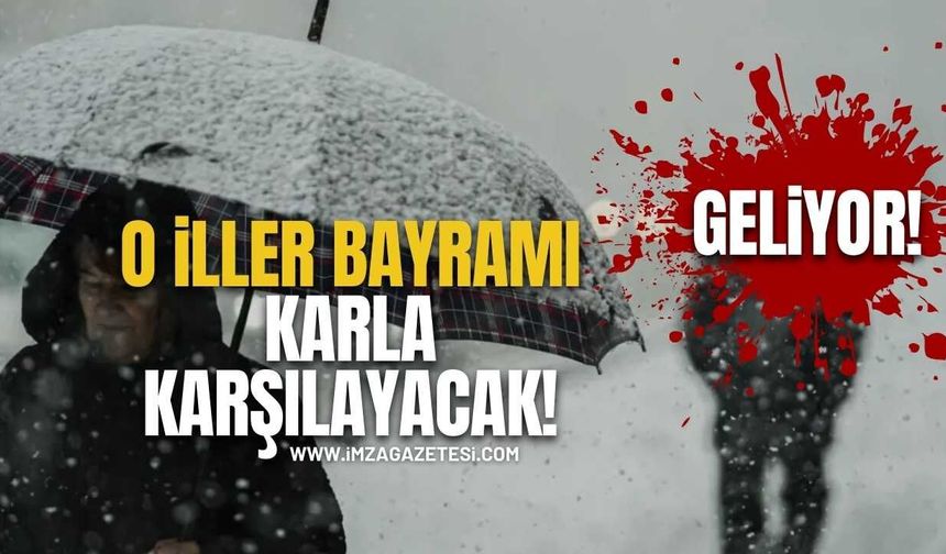 Meteoroloji'den Sağanak ve Kar Uyarısı! O İller Bayramı Karla Karşılayacak!