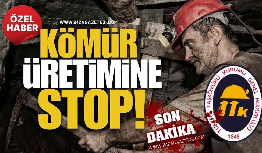 Son Dakika! TTK’da Bayramda Kömür Üretimi Stop!