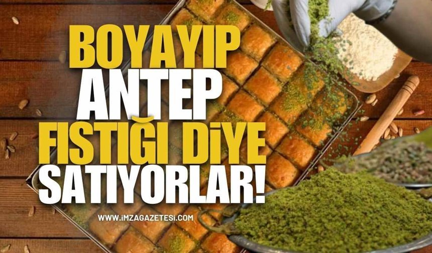 Yer Fıstığını Boyayıp Antep Fıstığı Diye Satıyorlar!