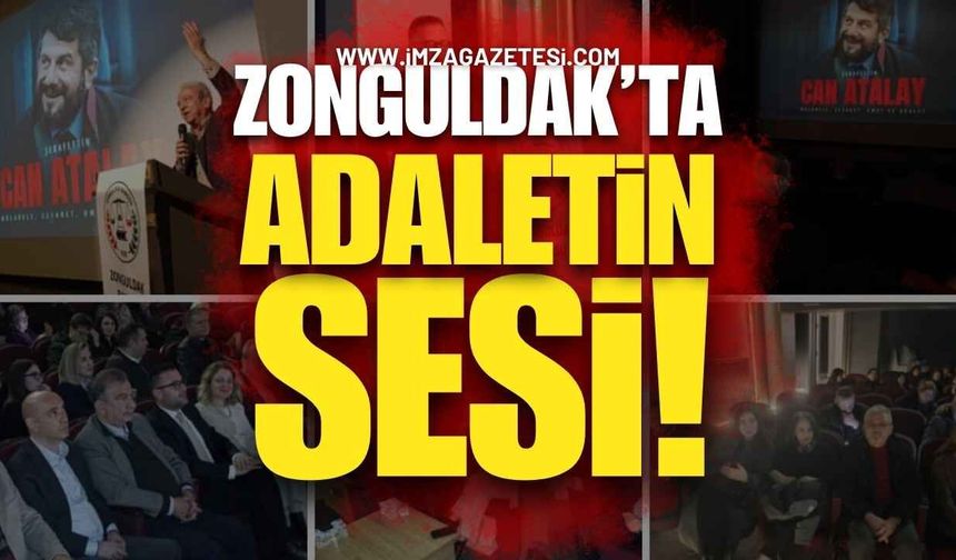 Zonguldak’ta Adaletin Sesi!