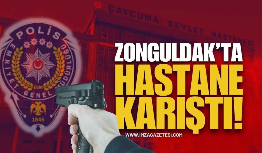 Zonguldak Çaycuma’da Silahlı Kavga Hastaneye Taştı