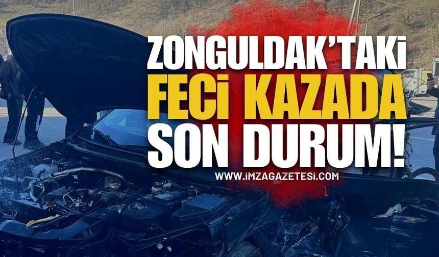 Zonguldak’ta Çayköy Kavşağında Feci Kaza!