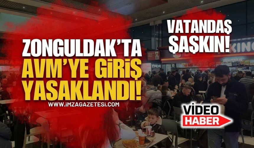 Zonguldak’ta Bayram Kaosu: AVM Girişleri Kapatıldı