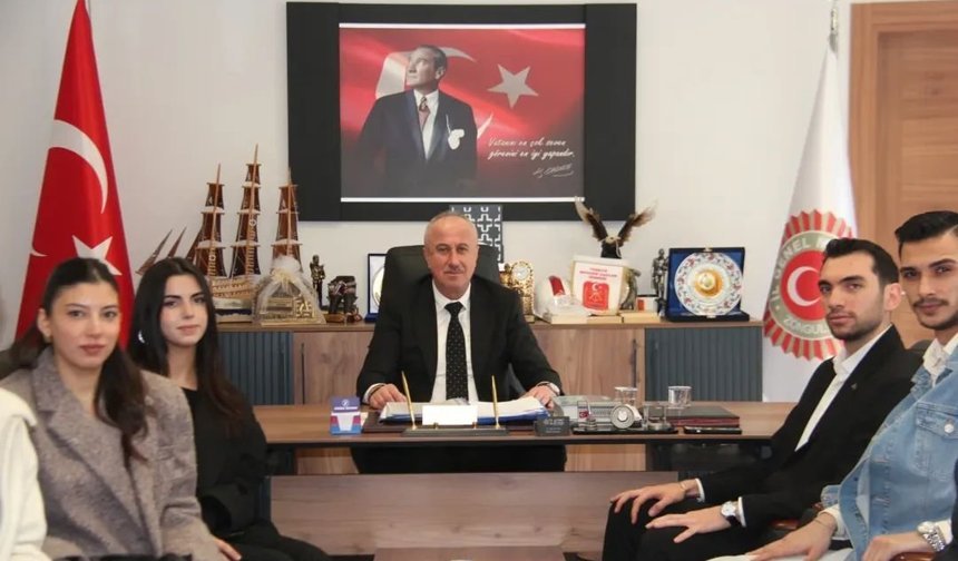 AK Gençlerden Necdet Karaveli'ye Ziyaret