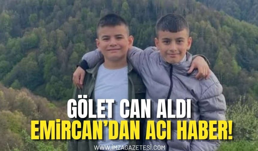 Gölet Can Aldı: Emircan’dan Acı Haber!