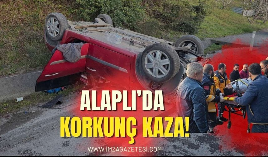 Alaplı'da Feci Kaza!