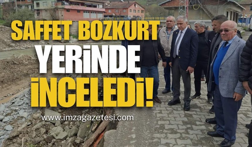 Milletvekili Saffet Bozkurt Çaylıoğlu’nda Dere Islah Çalışmalarını İnceledi