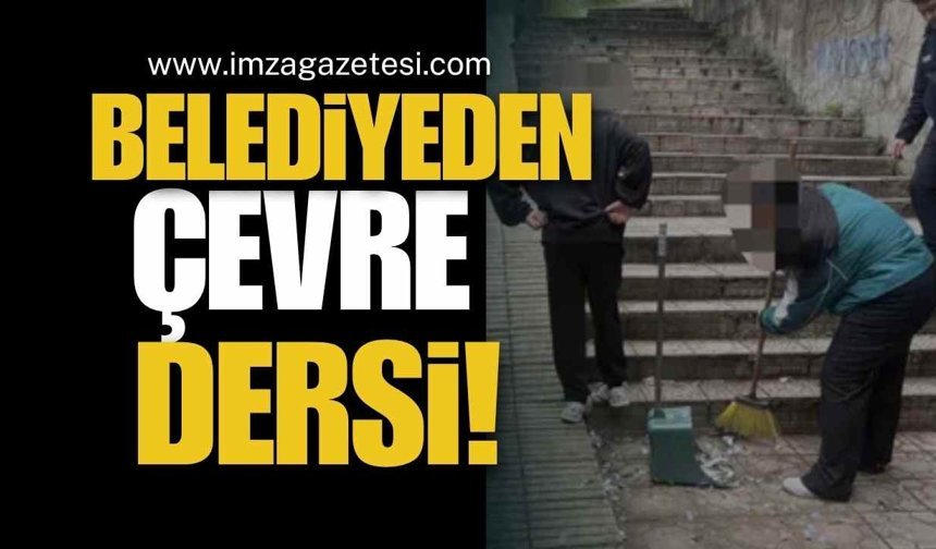 Devrek Belediyesi’nden Çevre Dersi!