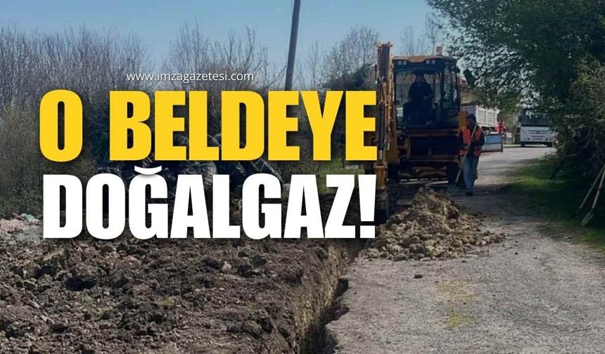 Beldede Doğalgaz Çalışmalarına Başlandı!