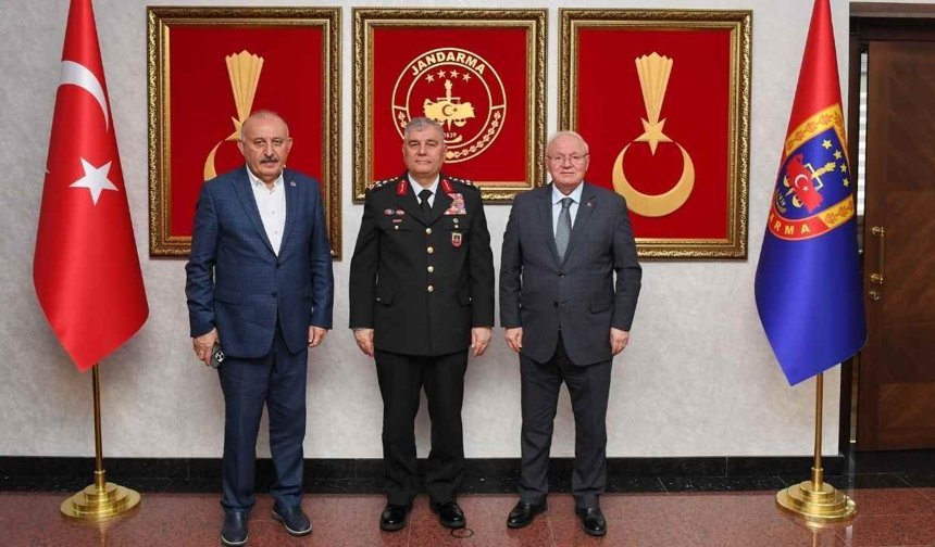 Erkmen ve Öztürk’ten Jandarma Genel Komutanı’na Ziyaret