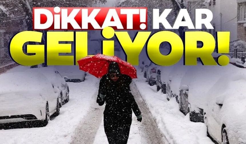 Bartın, Bolu, Karabük, Düzce ve Zonguldak'ta Kar Yağışı!