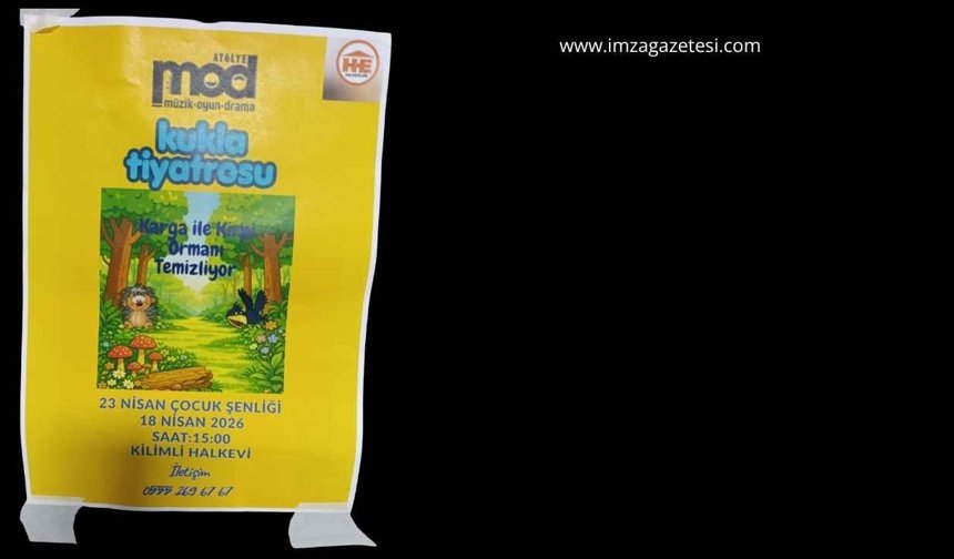 Kilimli'de Çocuklar İçin Anlamlı Buluşma: "Karga ile Kirpi Ormanı Temizliyor"