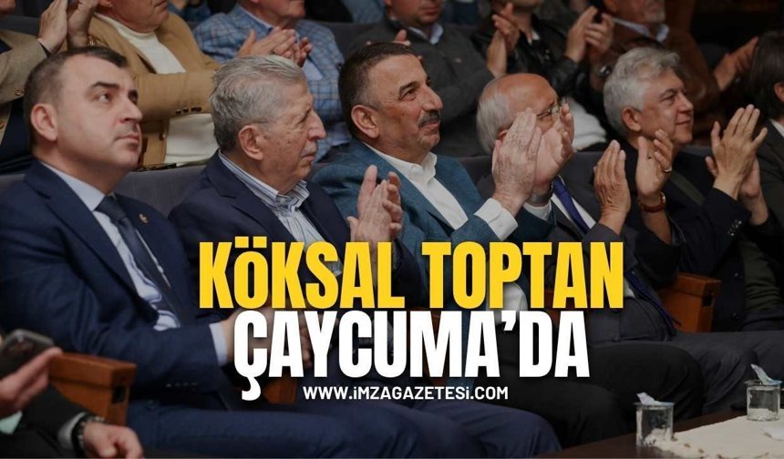 Köksal Toptan, Çaycuma'da Kitap Tanıtım Etkinliğine Katıldı