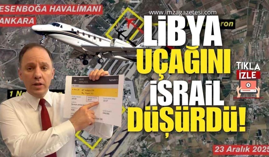 Libya Uçağını İsrail Düşürdü!