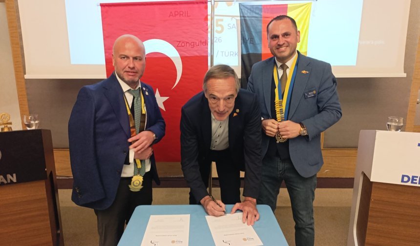 Zonguldak Rotary ile Almanya Wesseling Rotary Kardeş Kulüp Oldu: Dostluk Protokolü İmzalandı