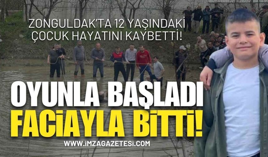 Oyunla Başladı, Facia ile Bitti! Zonguldak'ta 12 Yaşındaki Çocuk Hayatını Kaybetti!