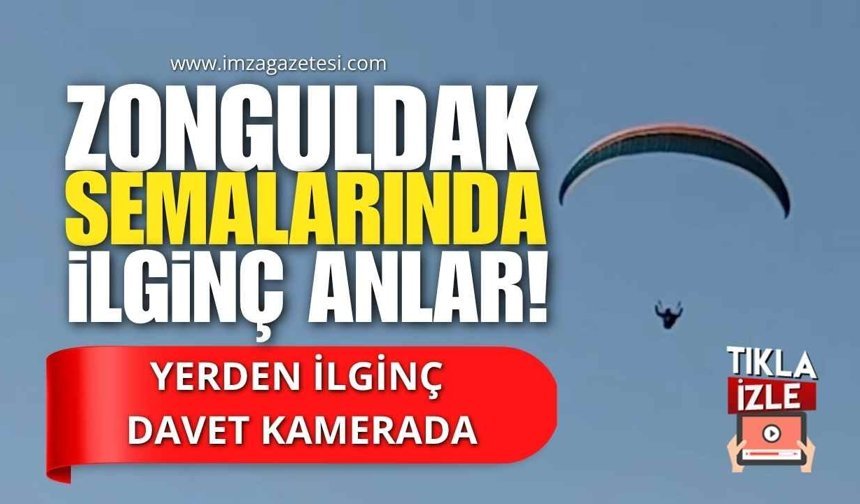 Zonguldak Semalarında İlginç Anlar! Yerden İlginç Davet Kamerada...