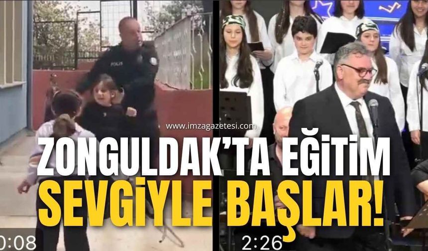 Müdür Şarkı Söyledi, Polis Oyun Oynadı, Zonguldak Valiliği Tebrik Etti!