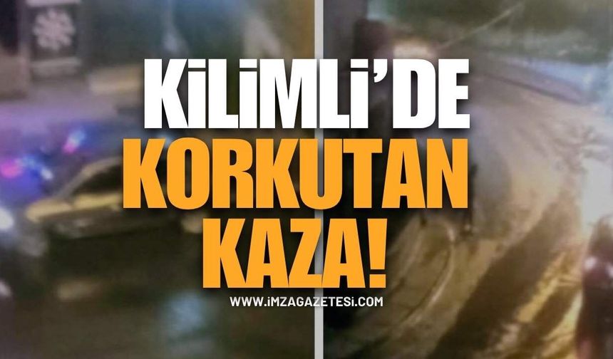 Kafa Kafaya Çarpıştılar! Kilimli'de Korkutan Kaza!