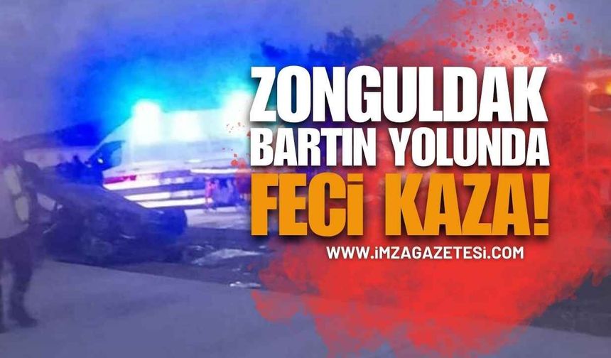 Zonguldak-Bartın Yolunda Feci Kaza: Kafa Kafaya Çarpıştı!