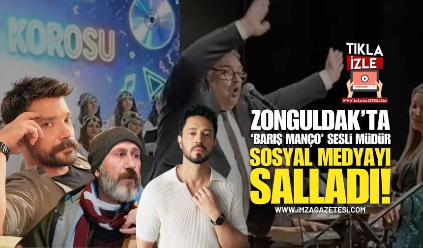 Zonguldak'ta 'Barış Manço' Sesli Müdür Sosyal Medyayı Salladı