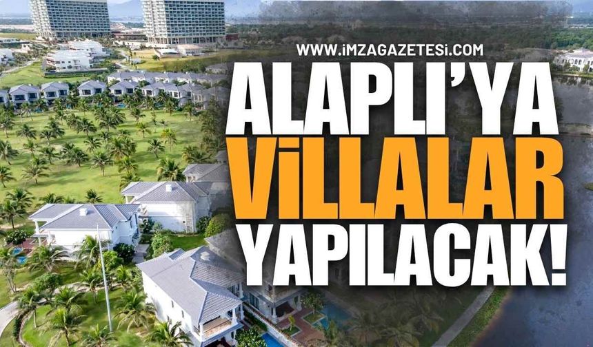 Alaplı'ya Villalar Yapılacak!