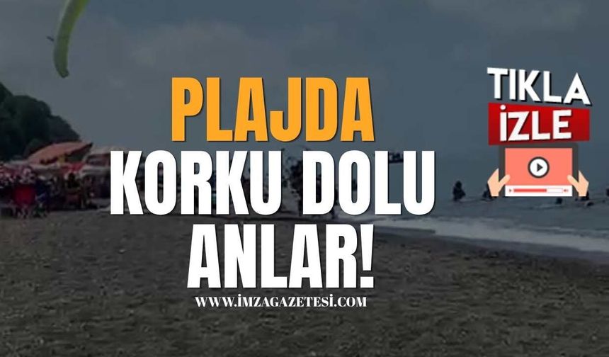 Plajda Korku Dolu Anlar! 3 Yaralı!